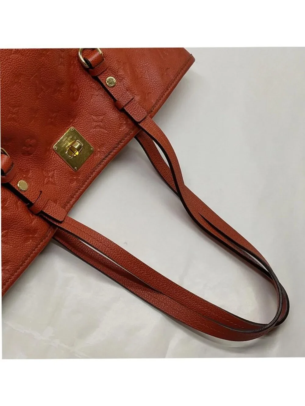 Authentic Louis Vuitton Citadine PM Monogram Empreinte Leather Tote Bag